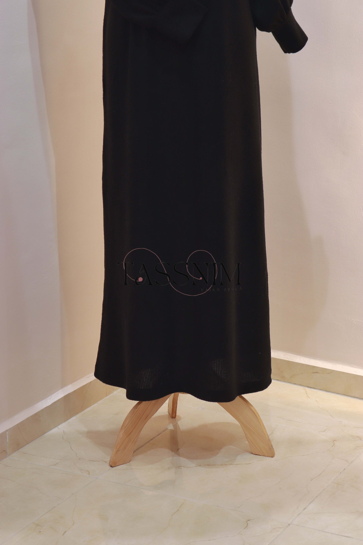 🌧️  Winter Abaya 🌧️ BLACK - Image 4