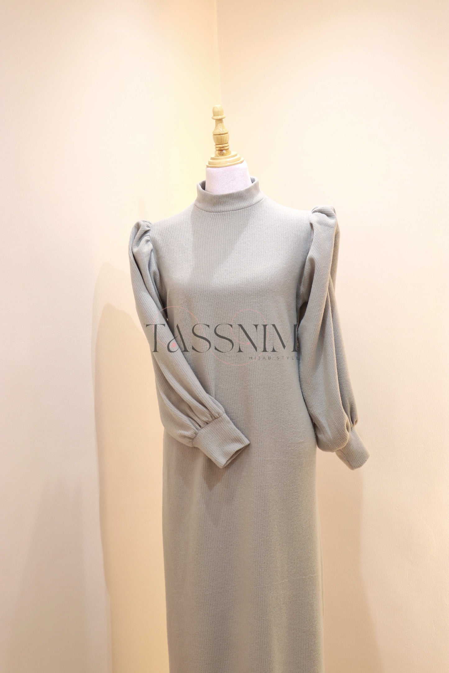 🌧️  Winter Abaya 🌧️ GREY - Image 2