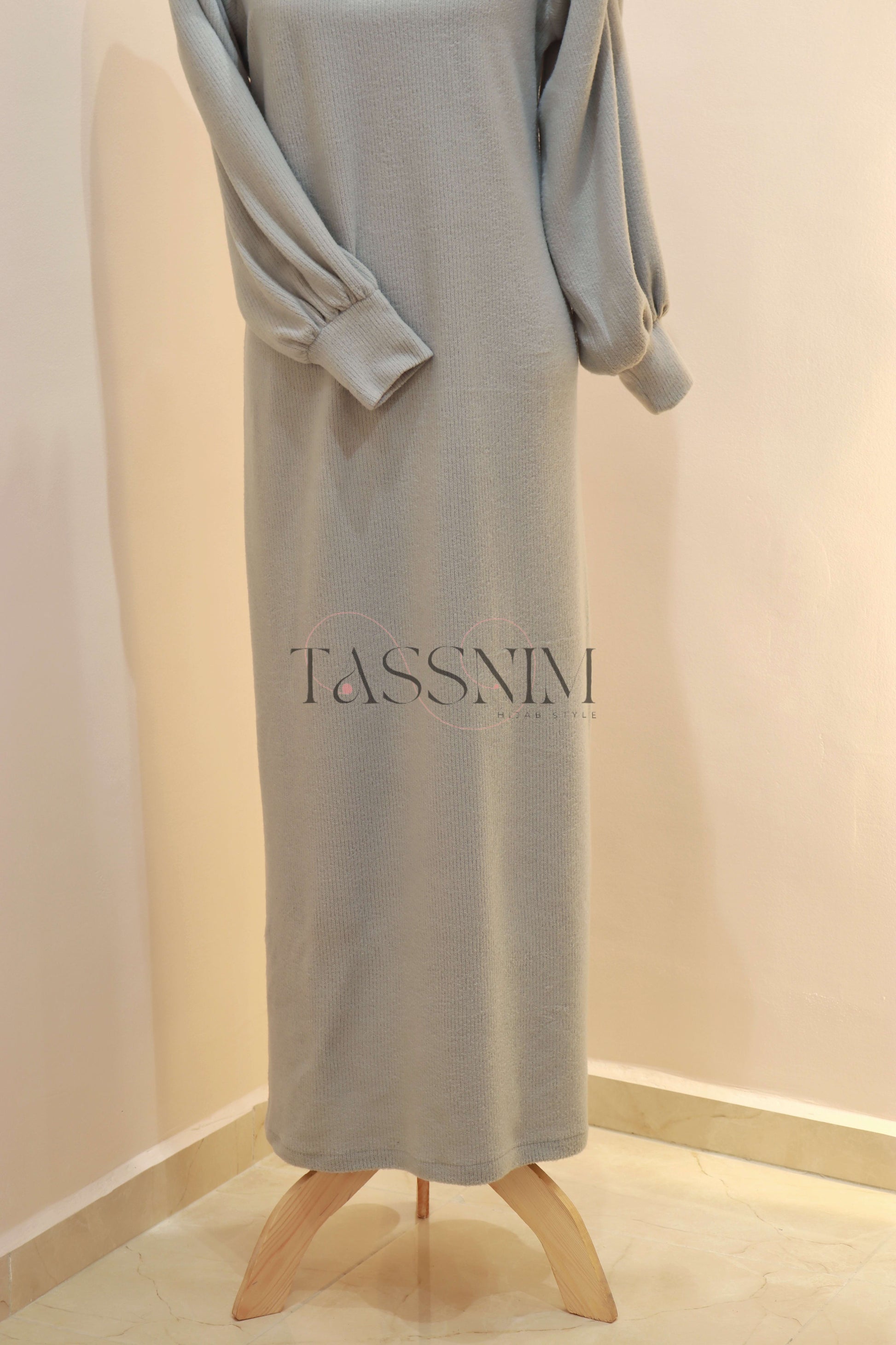 🌧️  Winter Abaya 🌧️ GREY - Image 3