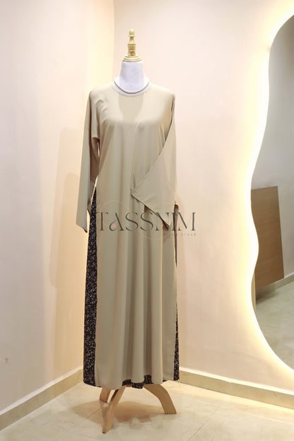 Robe Iffa (عِفَّة) 🥰 BEIGE - Image 1