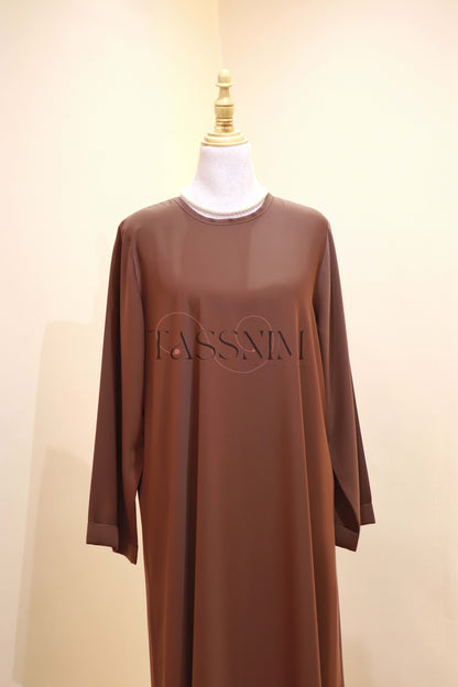 🥰 Abaya Ramadan 🥰 BROWN - Image 4