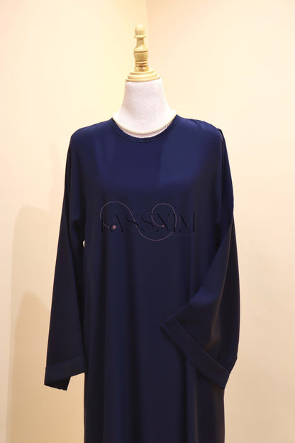 🥰 Abaya Ramadan 🥰 NAVY_BLUE - Image 4