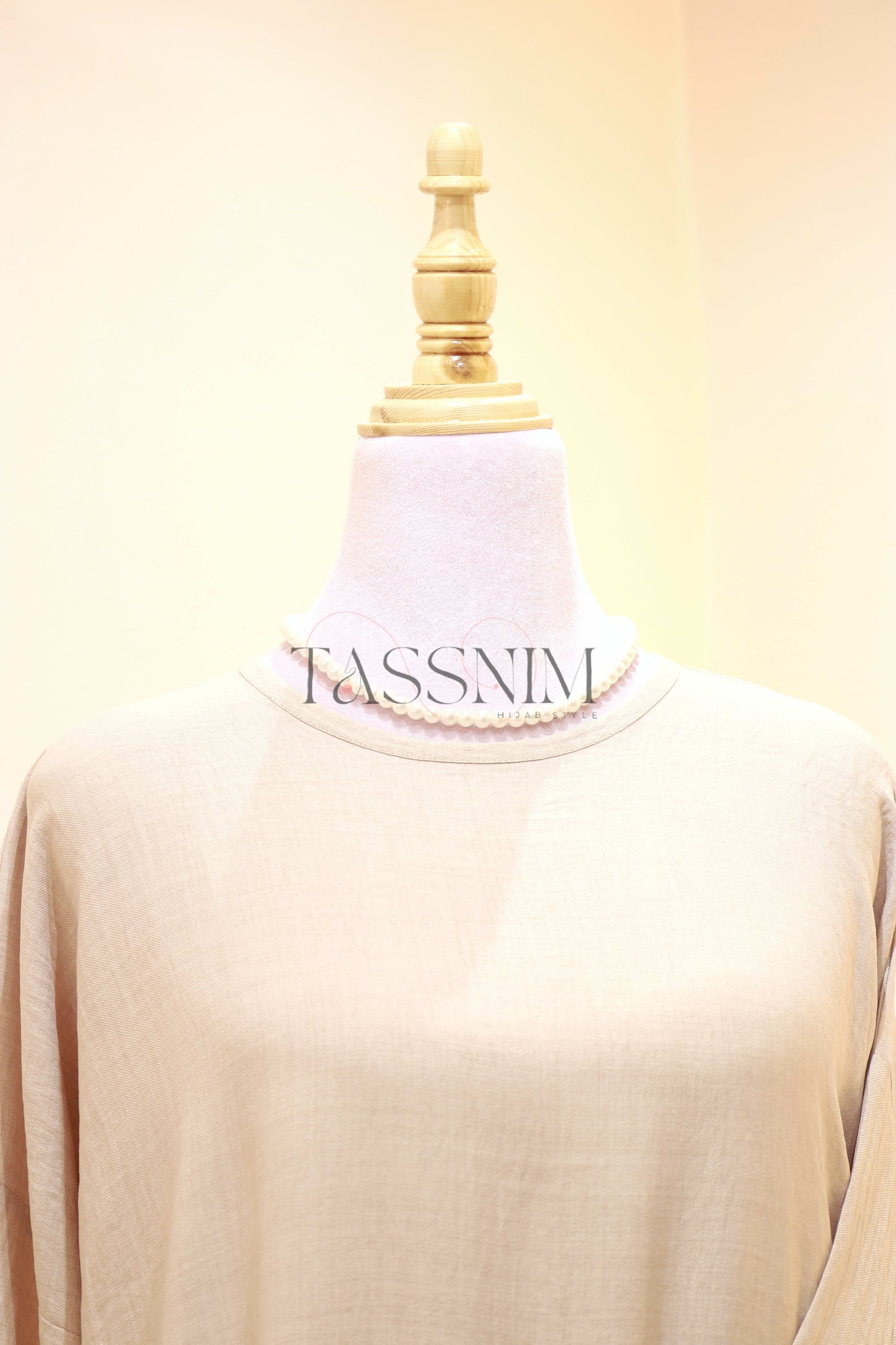 ☀️SUMMER TRENDY AABAYA ☀️ BEIGE - Image 2